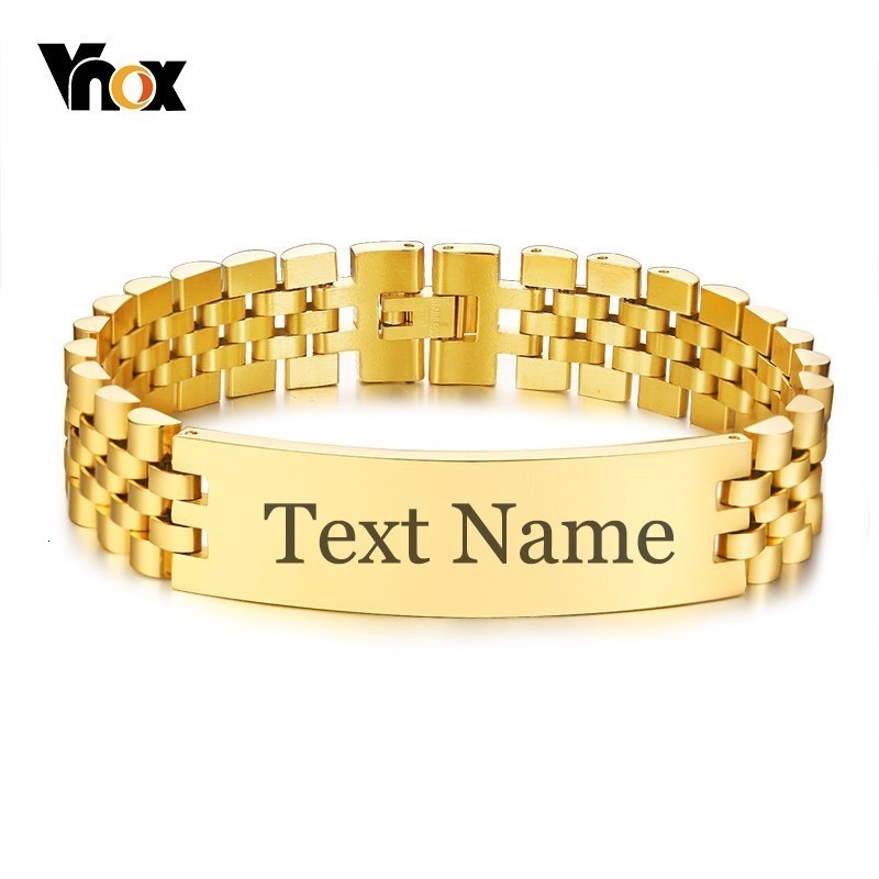 Jewelry Watches Men - Vnox Mens 15mm Wide ID Tag