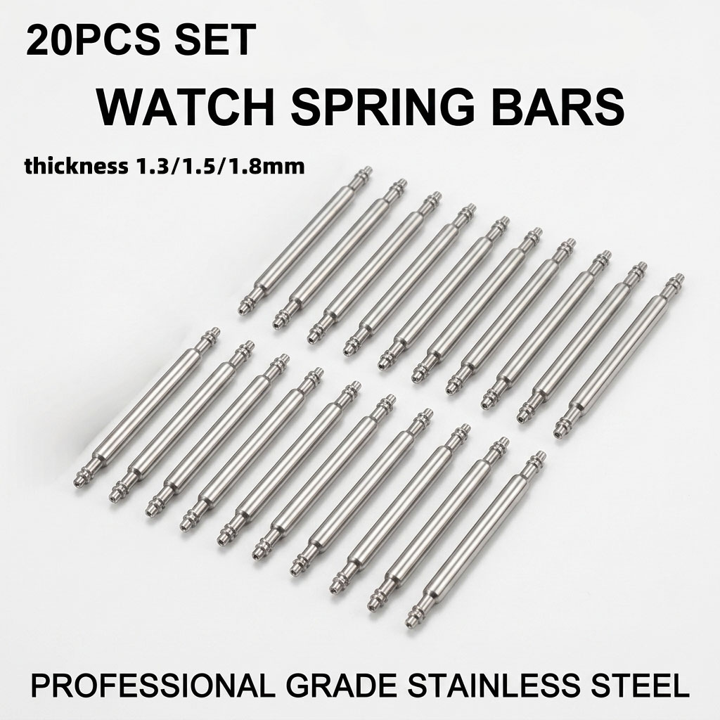 Watch Repair Tool Kit - 8-30mm Watchband Spring Bars Stainless Steel