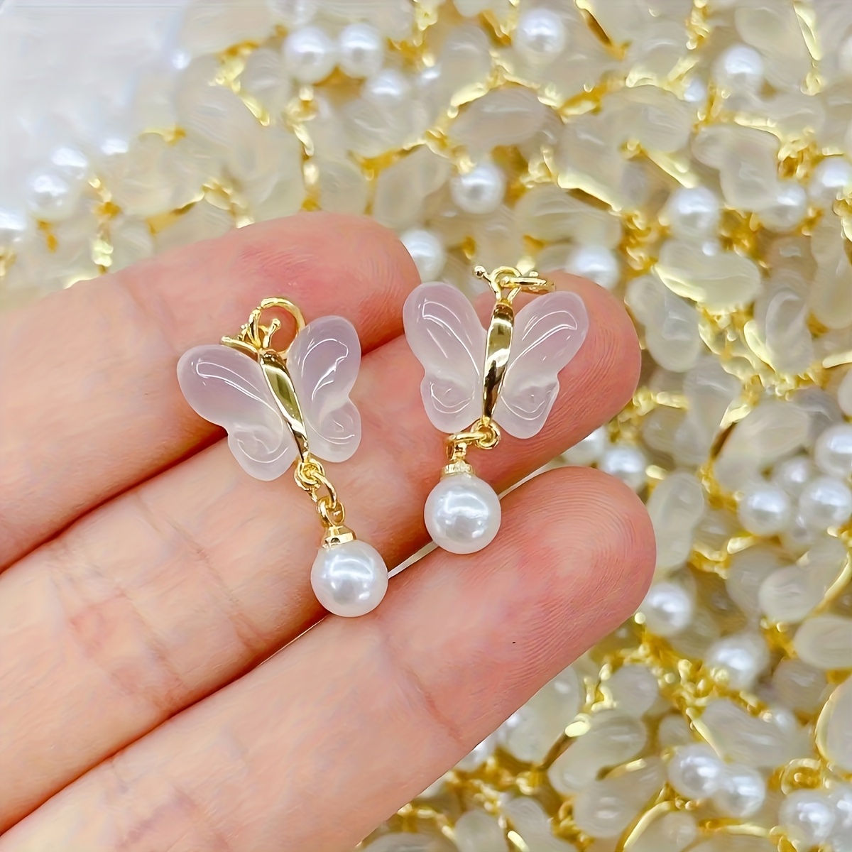 1Pcs Retro Butterfly Glass Pen - Butterfly Pendant Necklace recension och pris