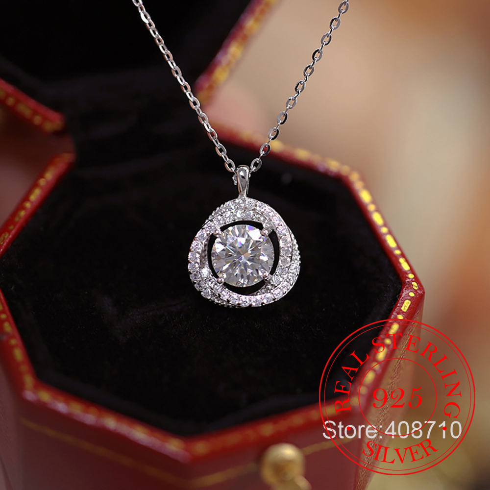 925 Sterling Silver Jewelry Ex - Crystal Choker Necklace recension och pris