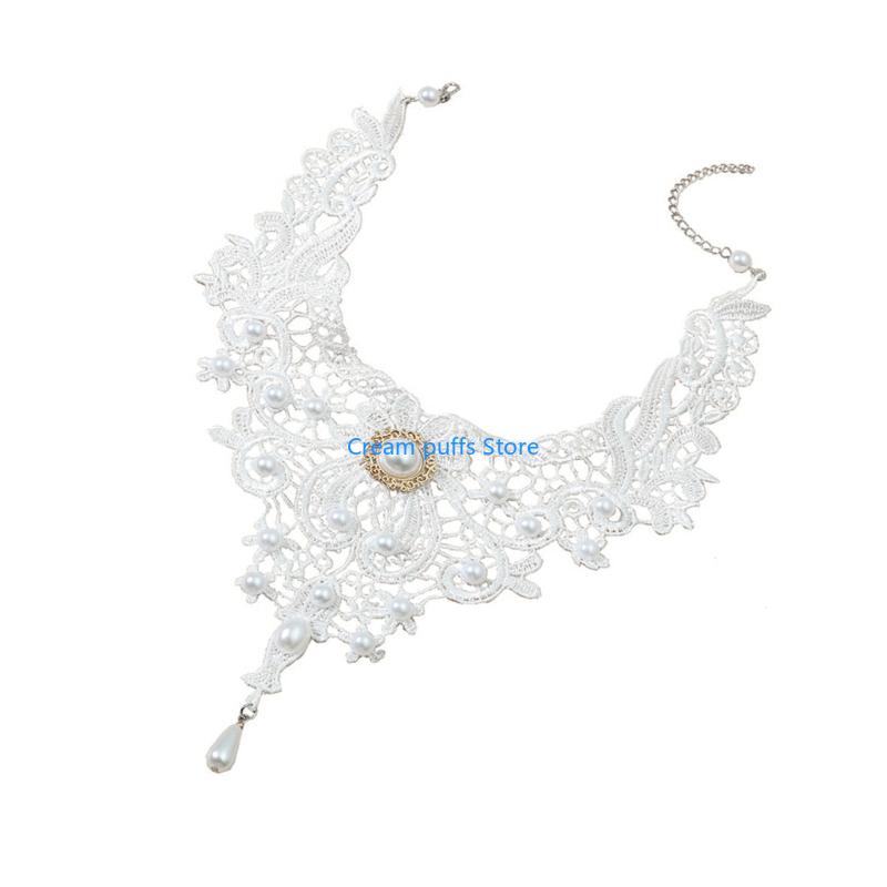 50LE Lace Choker Necklaces Got - Crystal Choker Necklace recension och pris
