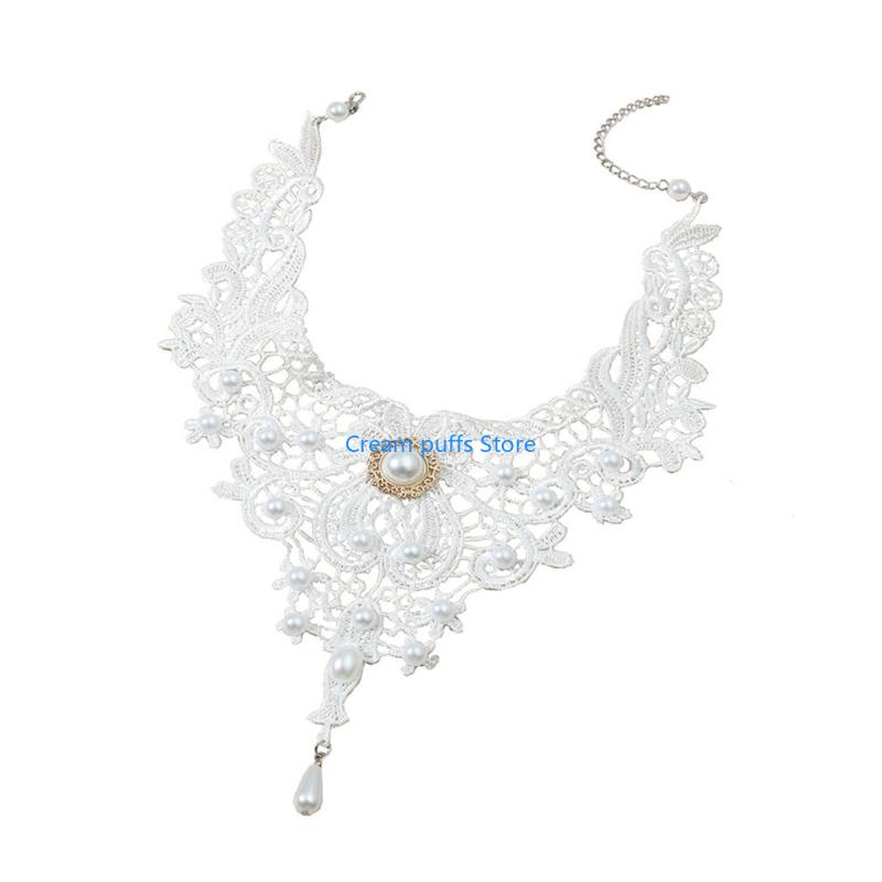 50LE Lace Choker Necklaces Got - Crystal Choker Necklace recension och pris