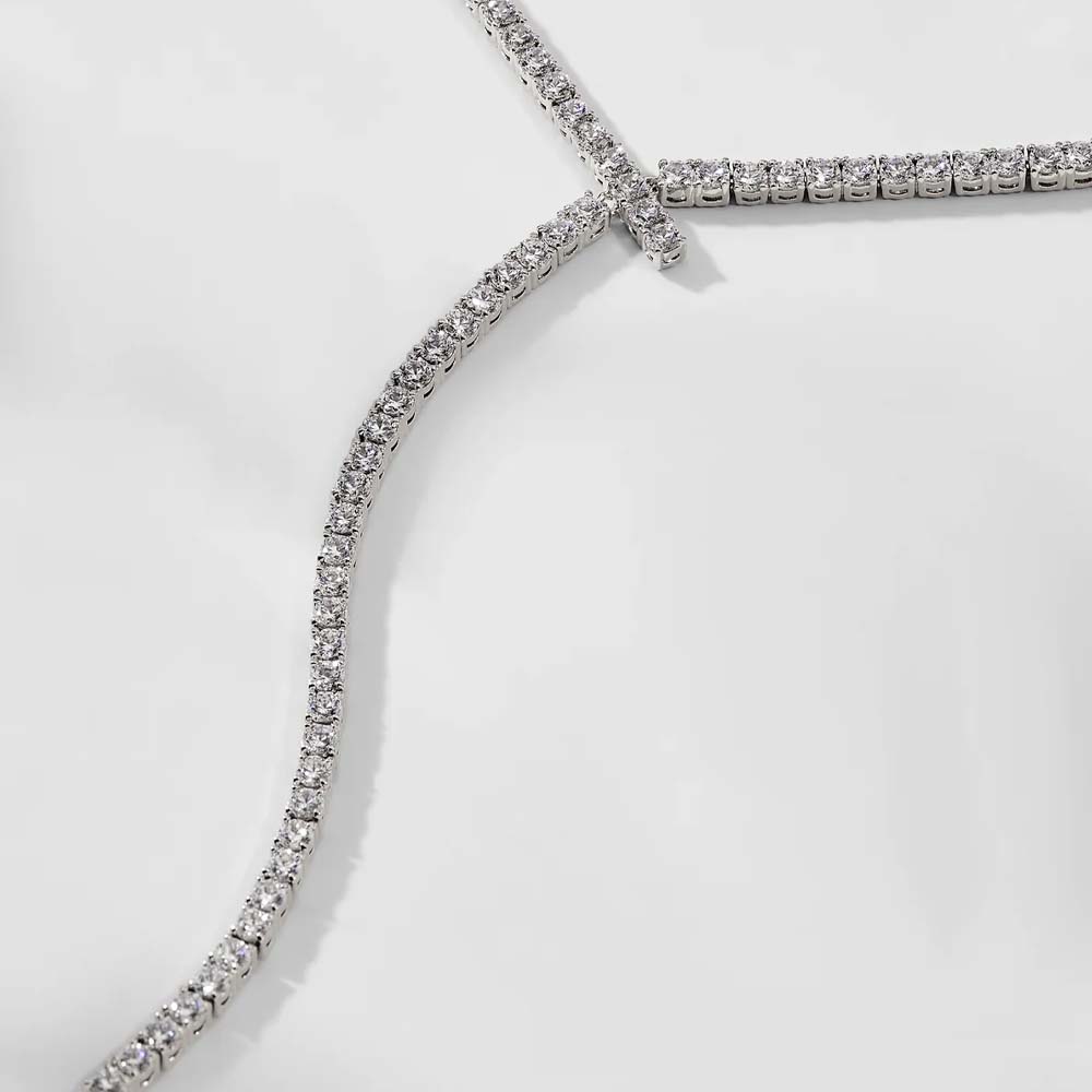 Stonenfans Long Y Shaped Laria - Crystal Choker Necklace recension och pris