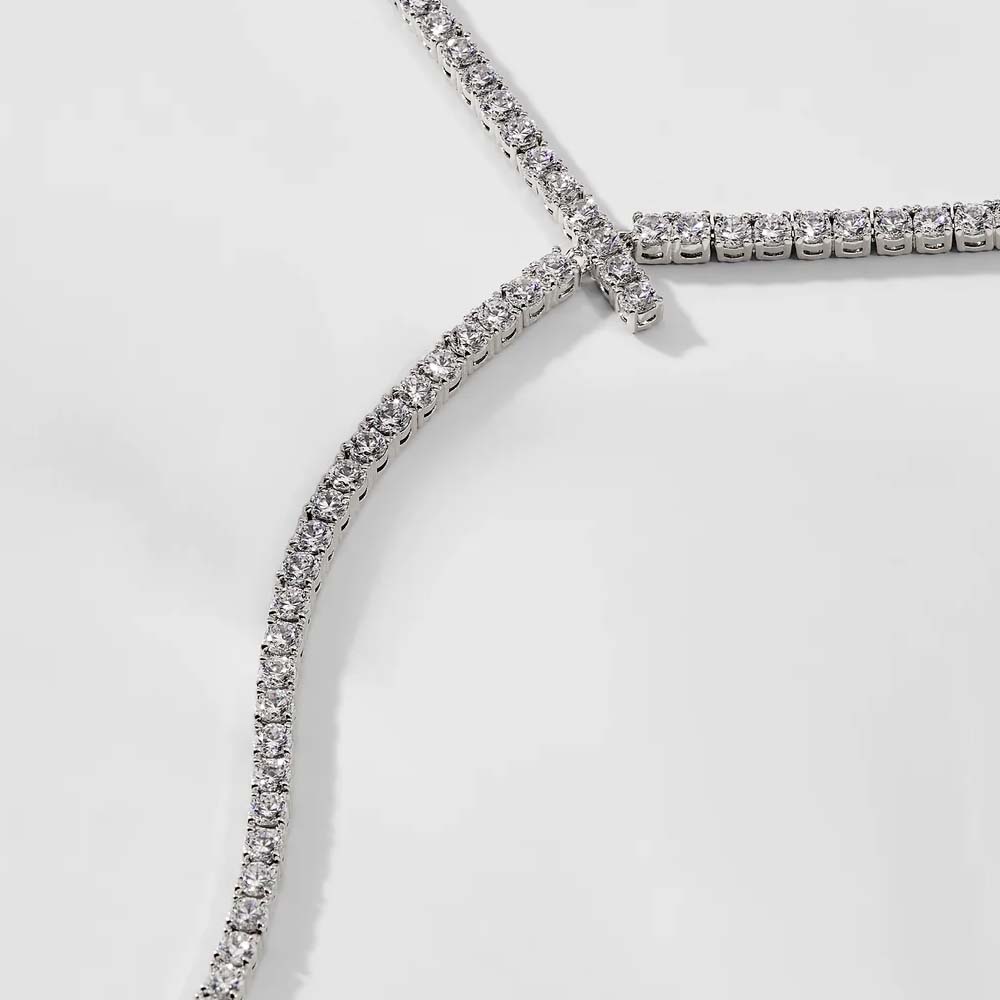Stonenfans Long Y Shaped Laria - Crystal Choker Necklace recension och pris