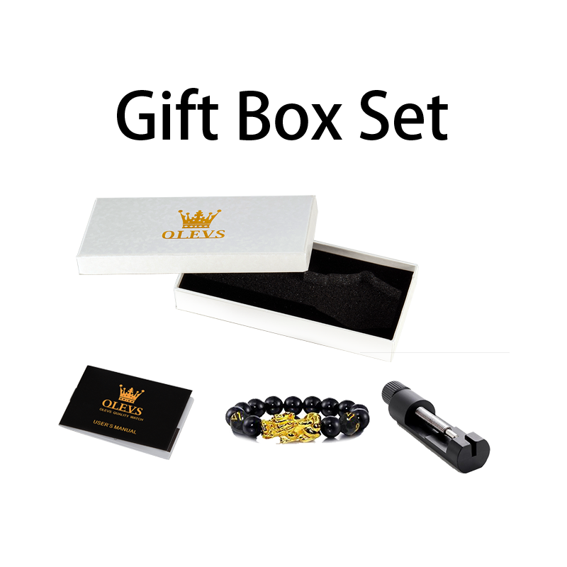 OLEVS luxury brand men's watch - Jewelry And Watches Box recension och pris