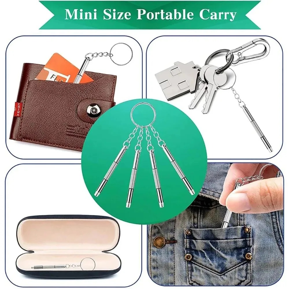 5Pcs Mini 3 In 1 Screwdriver R - Watch Repair Tool Kit recension och pris