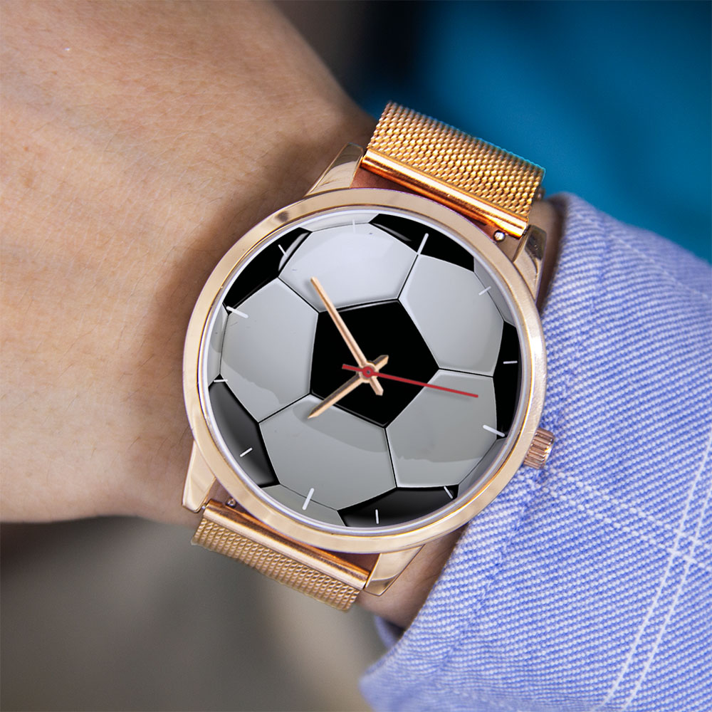 Football Soccer Design Fans Si - Jewelry Watches Men recension och pris