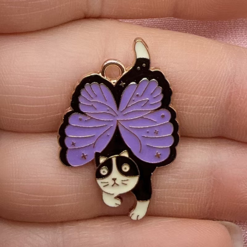 10pcs Butterfly Cat Love Korea - Butterfly Pendant Necklace recension och pris