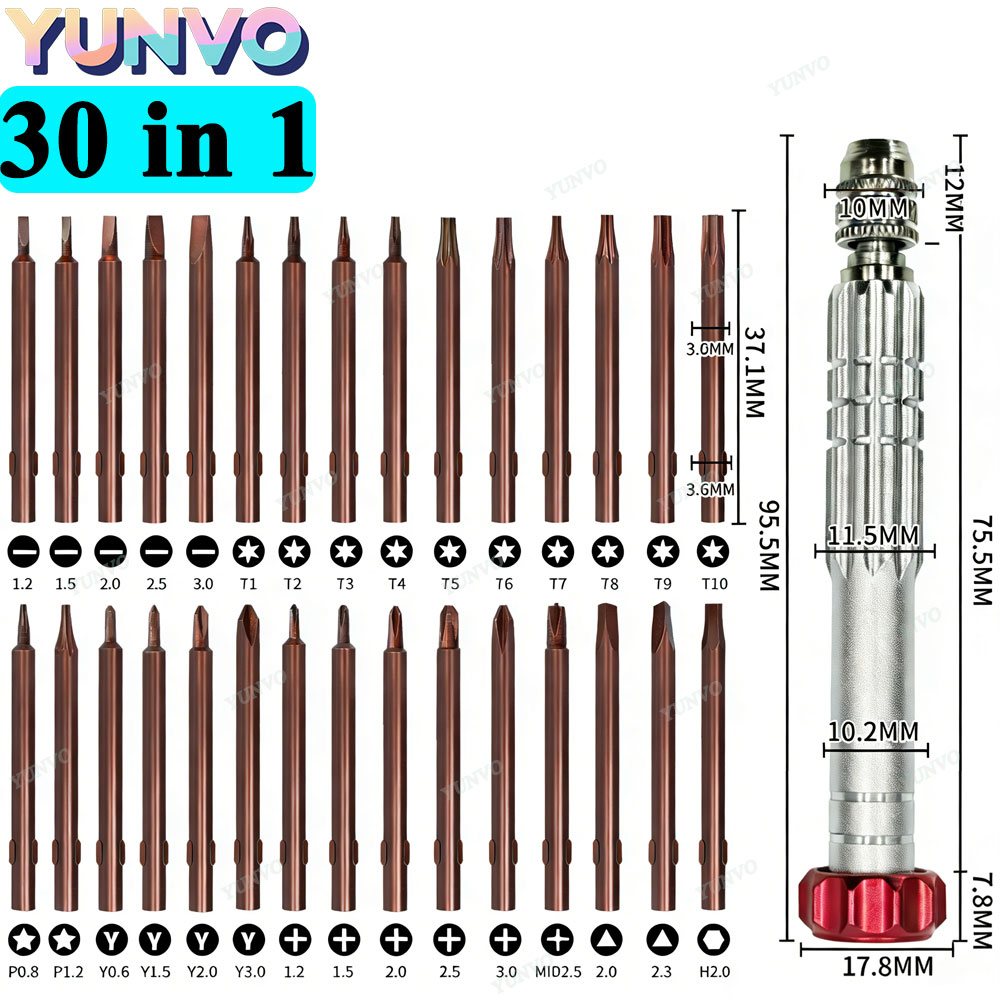 30 in 1 Magnetic Precision Scr - Watch Repair Tool Kit recension och pris