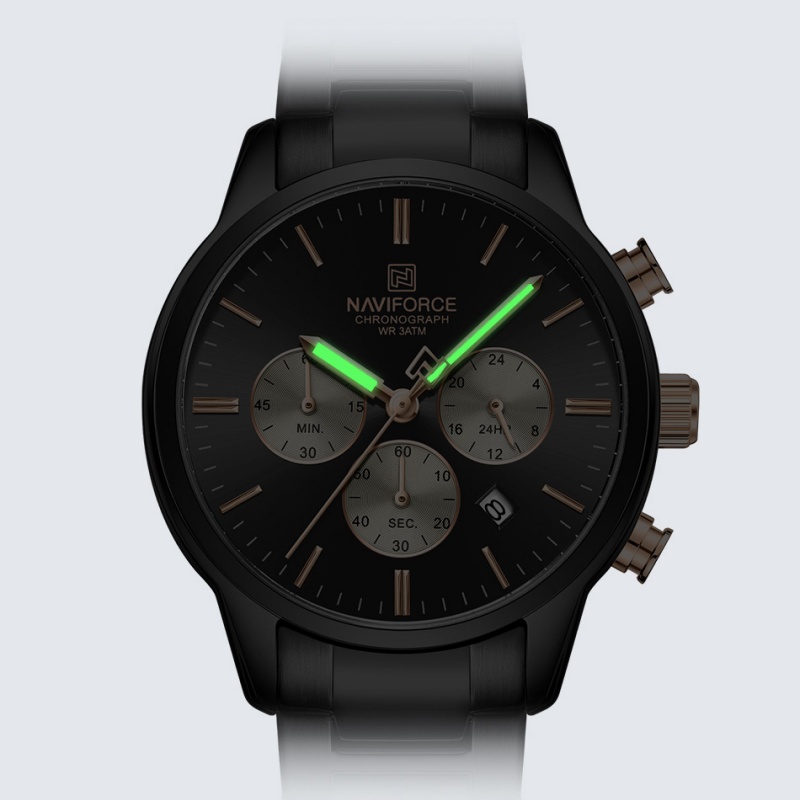 NAVIFORCE Men Quartz Chronogra - Watch Display Box recension och pris