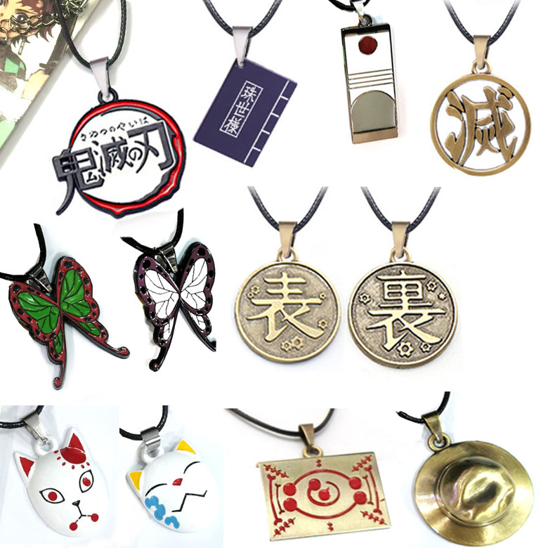 Demon Slayer Anime Pendant Nec - Butterfly Pendant Necklace recension och pris