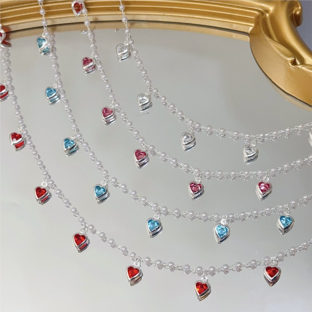 0.5Meter/1Meter Pink Crystal H - Crystal Choker Necklace recension och pris