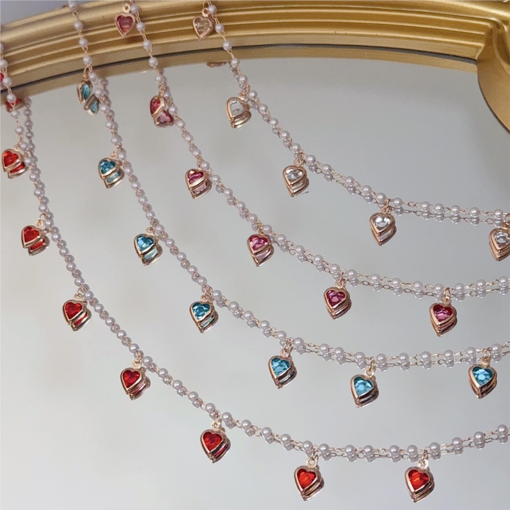 0.5Meter/1Meter Pink Crystal H - Crystal Choker Necklace recension och pris