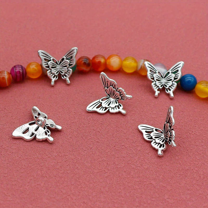 10PCS Silver Butterfly Accesso - Butterfly Pendant Necklace recension och pris