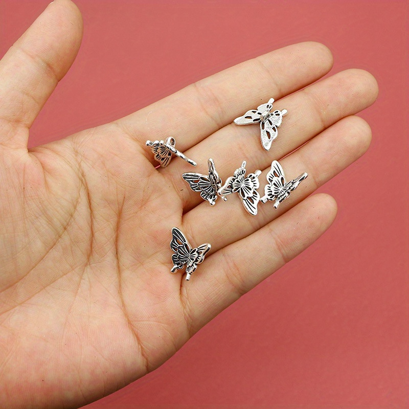10PCS Silver Butterfly Accesso - Butterfly Pendant Necklace recension och pris