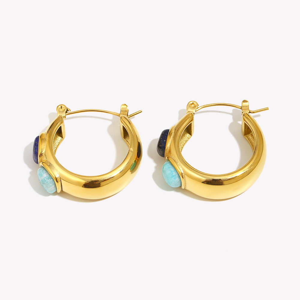 E.B.belle Round  Lazurite Turq - Turquoise Stone Ring recension och pris