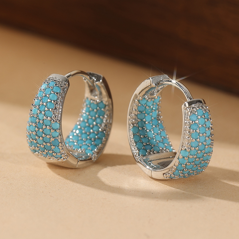 Fashion Full Blue Turquoise Pa - Turquoise Stone Ring recension och pris
