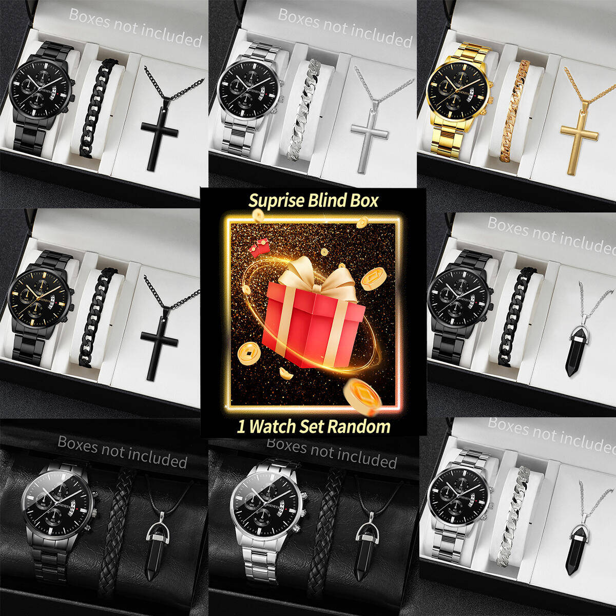 Surprise Mystery Watch Blind B - Jewelry And Watches Box recension och pris