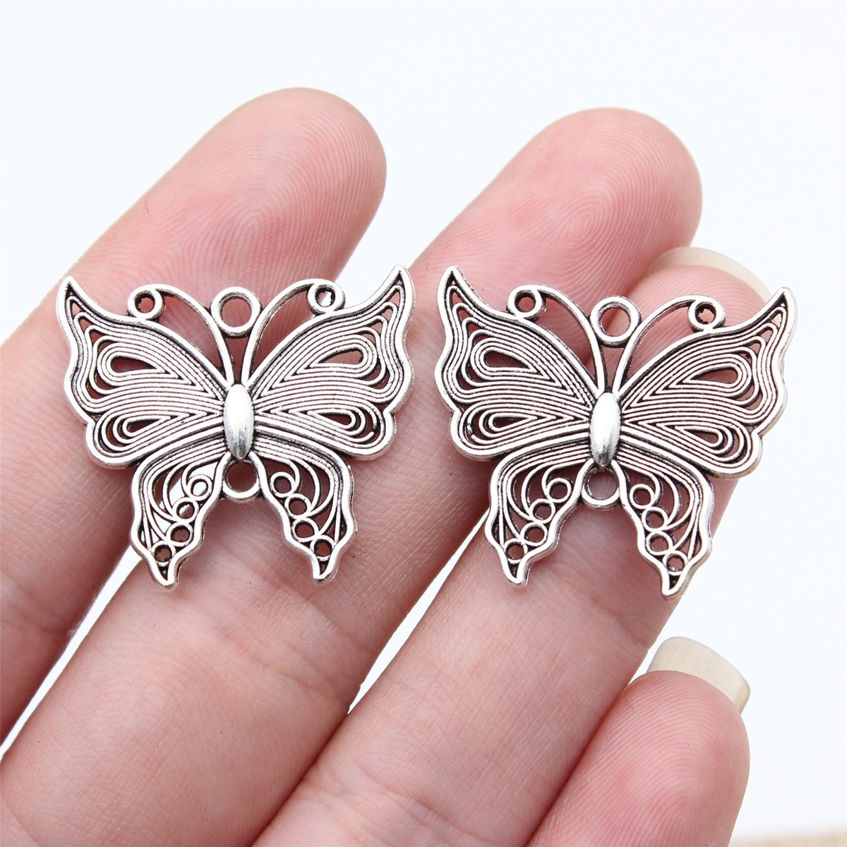 Butterfly Retro Insect Charm P - Butterfly Pendant Necklace recension och pris