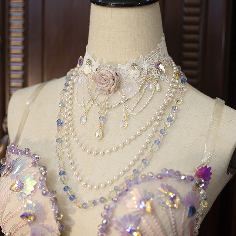 Japanese Original Heavy Gorgeo - Crystal Choker Necklace recension och pris