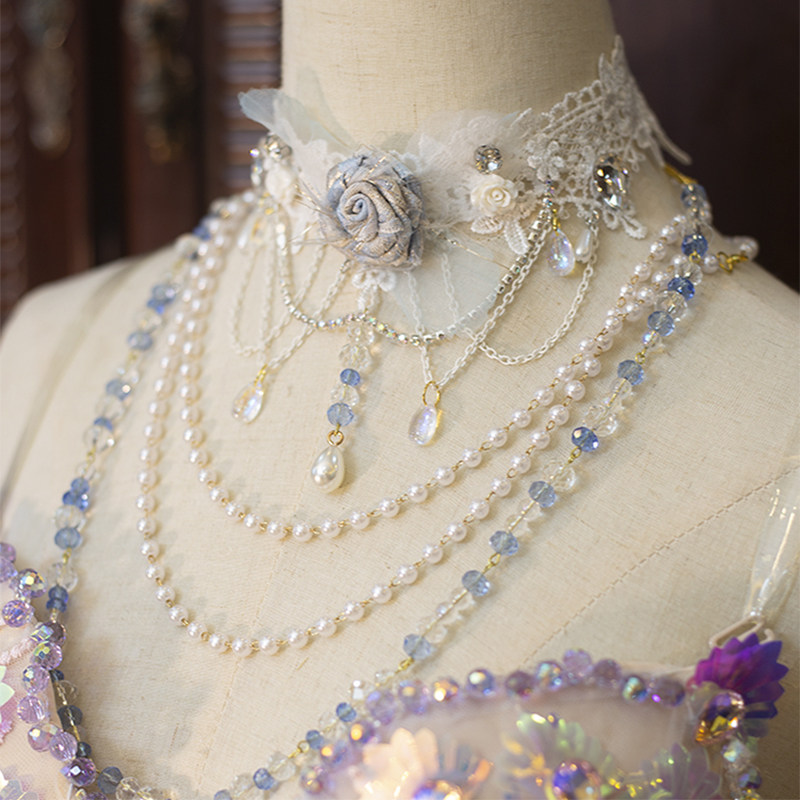 Japanese Original Heavy Gorgeo - Crystal Choker Necklace recension och pris