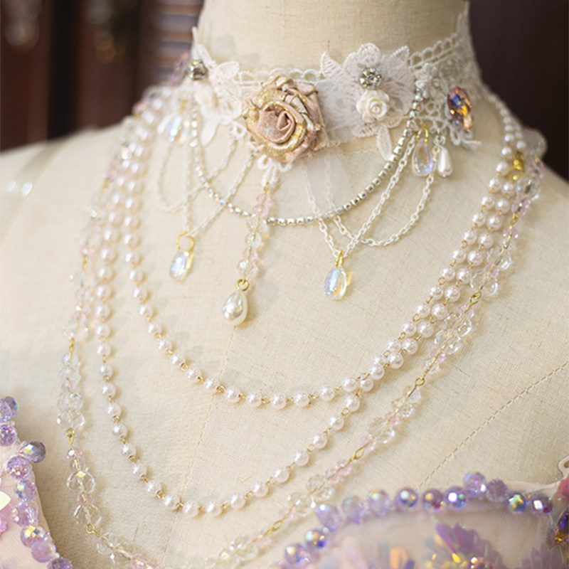 Japanese Original Heavy Gorgeo - Crystal Choker Necklace recension och pris