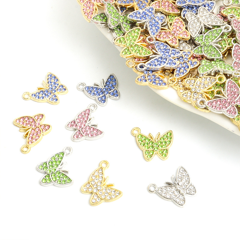 100PC/lot butterfly Pendant Ch - Butterfly Pendant Necklace recension och pris